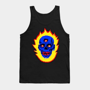 8-Bit Space Zombie Tank Top